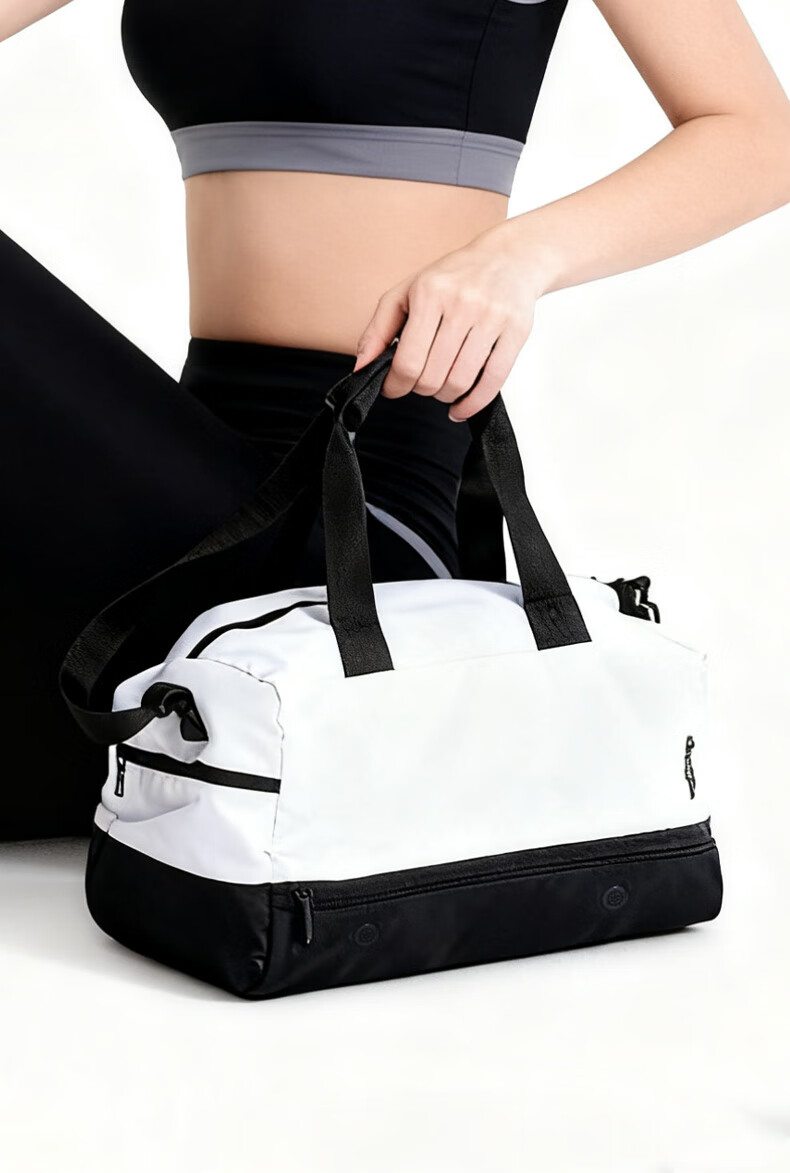 Keep Fitness Bag Large Capacity Wet and Dry Separation Travel Toiletry Bag Portable Handheld Luggage Shoulder Crossbody Bag 12