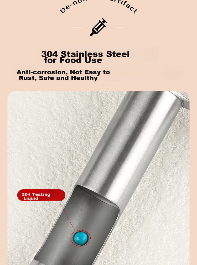 BJ 304 Stainless Steel Hawthorn Pitting Tool, Red Date Pitter, Hawthorn Seed Remover, Hawthorn Fruit Separator 1