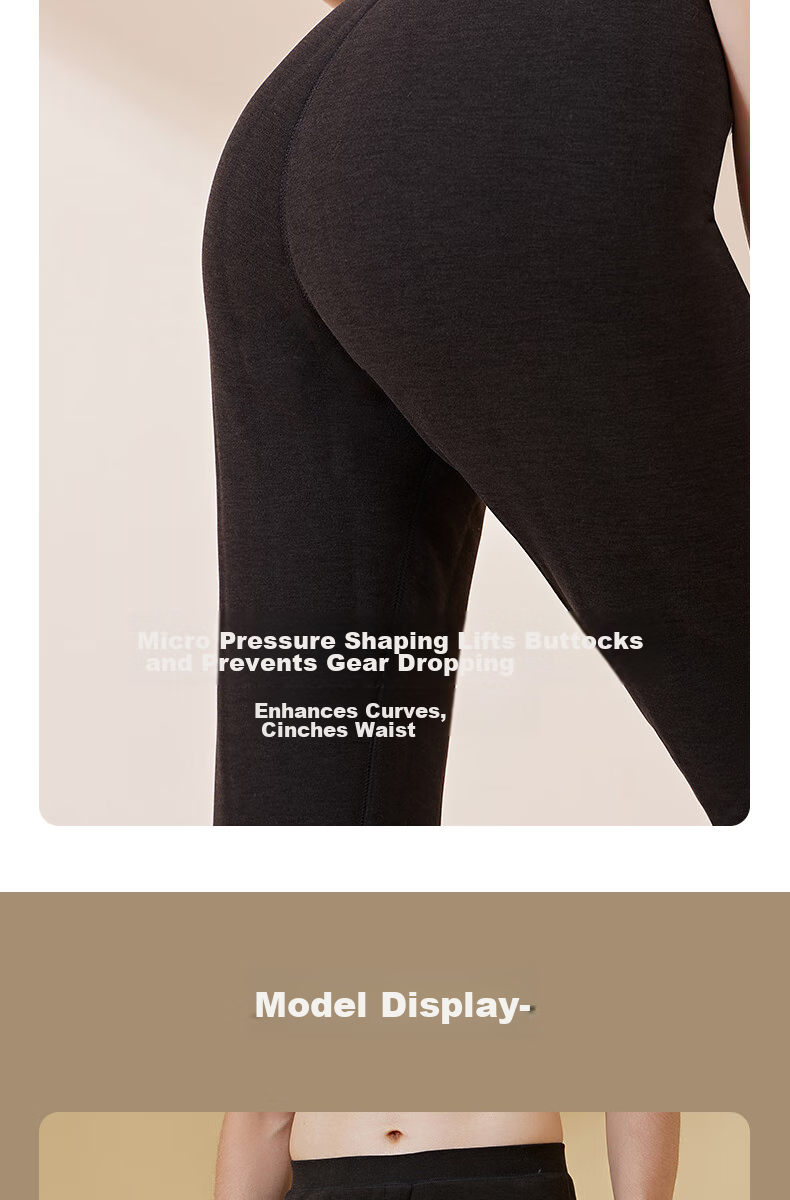 Hengyuanxiang Men's Thermal Pants [Winter New Arrival], Extra Thick Plus Size Merino Wool Pants, Slim Fit, Black, No Knee Protectio 12