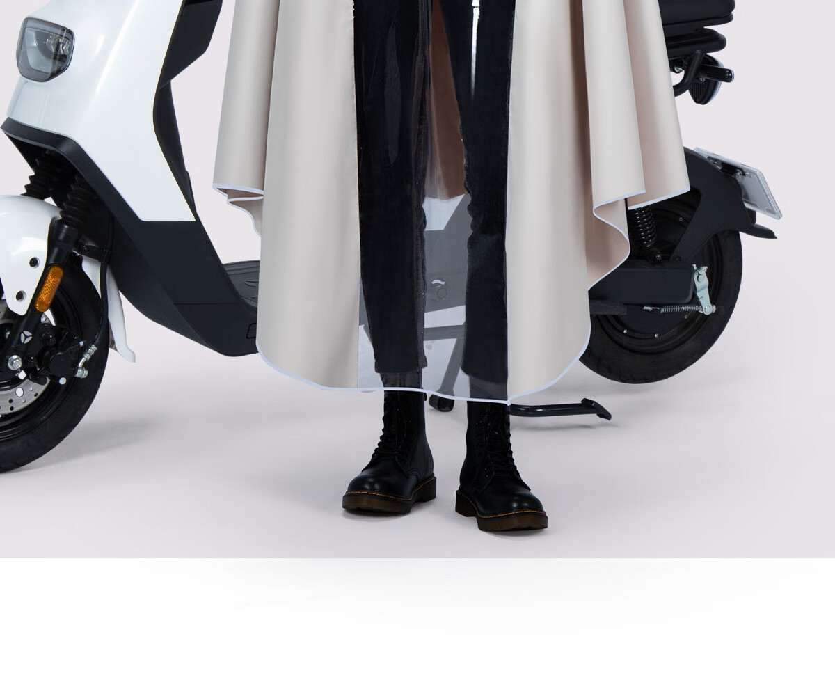 BAHAINIAO Electric Scooter Raincoat, Heavy-Duty And Extra Large 5XL Oxford Fabric, One-Piece Rain Poncho for Motorcycles, Storm-Proof 23