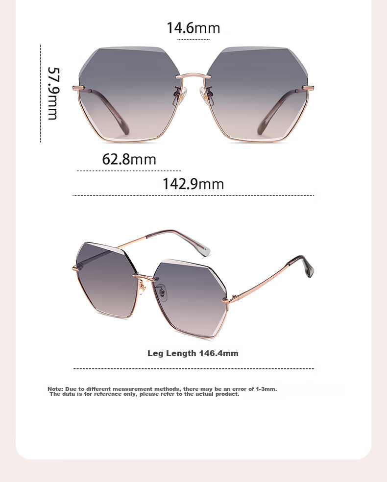 HLA Nylon Sunglasses, Fashionable Sunglasses for Women, Sun Protection And UV Protection Glasses, Driving Glasses, All Gray Color 11