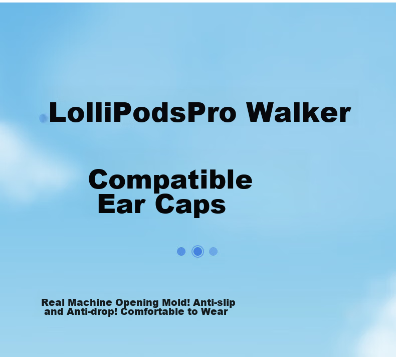 Masentek Earphone Ear Tips And Earbuds, Compatible with Edifier Lolli Pro2 Bluetooth Ear Soft Silicone Replacement Accessories for In-Ear Headphones LolliPodsPro/GM3/GT4, White 2