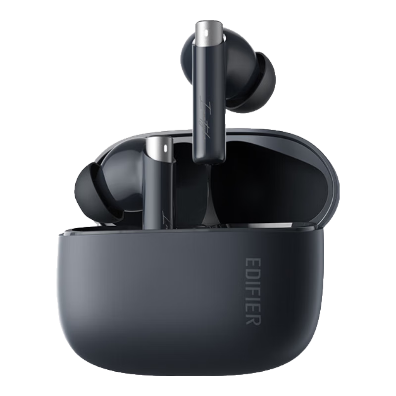 EDIFIER Zero Pro True Wireless Active Noise Cancelling Bluetooth Earphones, In-Ear Headphones, AI Call Noise Reduction, Compatible with Apple Huawei Xiaomi, Twilight Gray, Graduation Gift