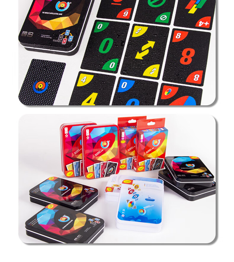 Huasheng, Yonuo Colorful Punishment Edition, Cardano Yonuo Brand Board Game Cards, Metal Box Playing Cards, Thickened Coated Paper Toys 6