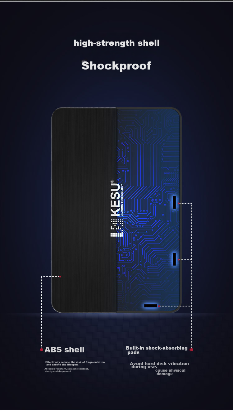 KESU 3TB 3.5-inch Desktop External Hard Drive High-Speed Type-C 3.1 Large Capacity Mechanical Hard Drive for Office and Home Storage 13