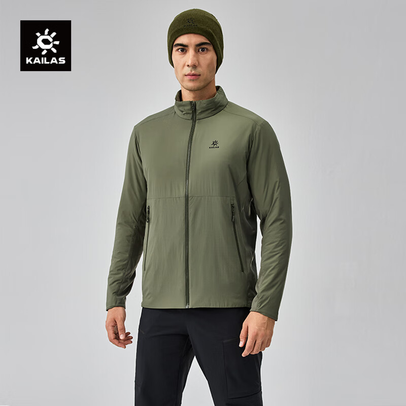KAILAS KAILAS Men's AC40 Stand Collar Cotton Jacket PRIMALOFT Warm Outdoor Mountaineering Hiking P Cotton Windproof Jacket