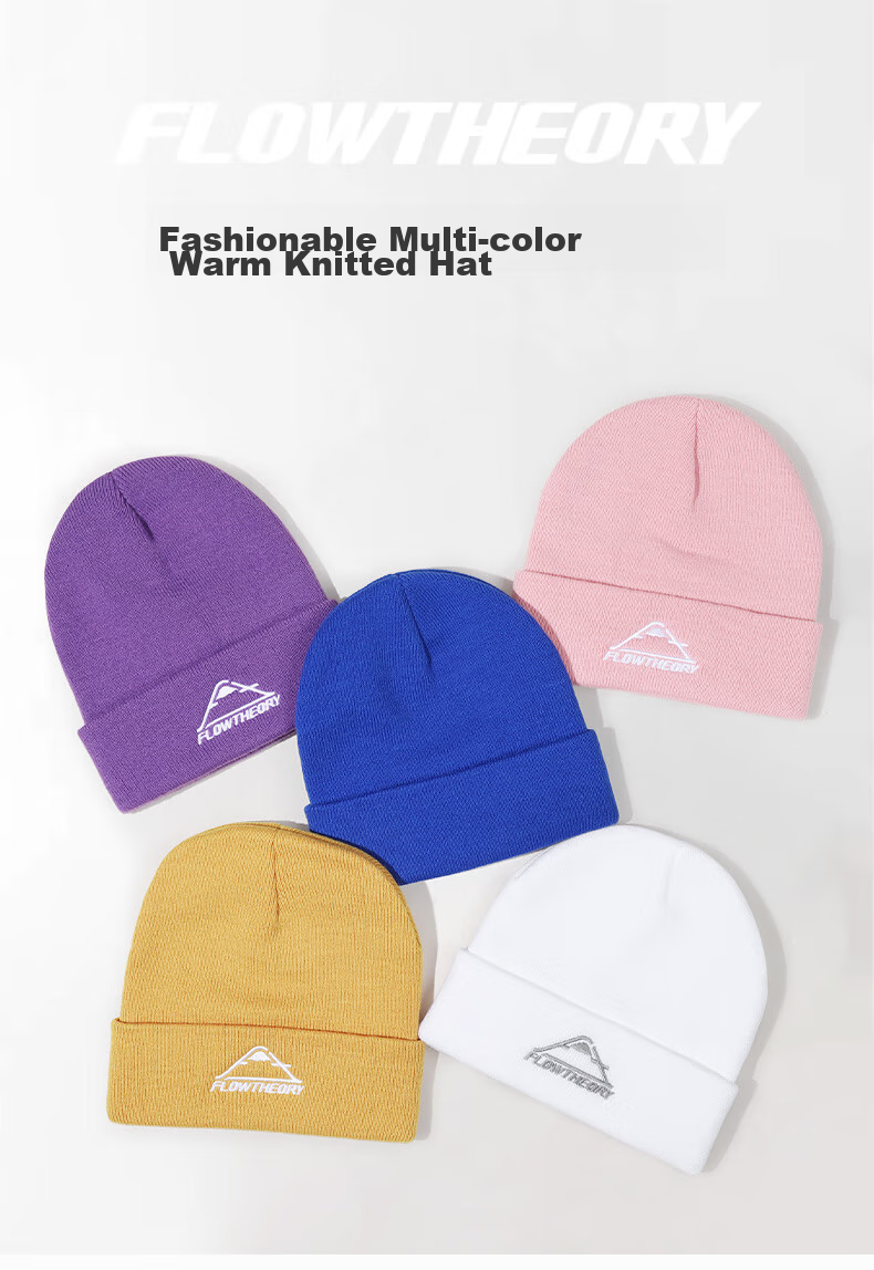 Flow Theory Knitted Ski Hat, Versatile Cold Weather Protection, Thick Warm Ear-Covering Windproof Outdoor Gear 1