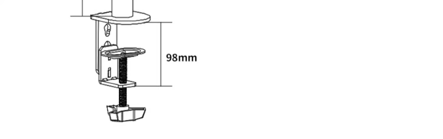 Zhiercheng Audio Stand, Desktop Adjustable Height Rack, Space-Saving Speaker Stand Base [1 Piece] 14