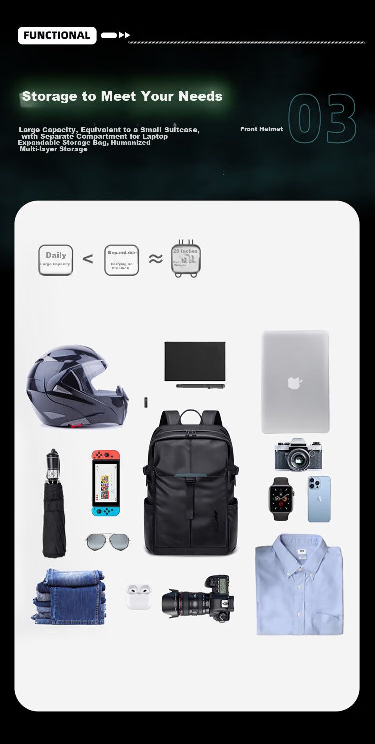 GOLF Backpack for Men, Basketball Bag, Helmet Bag, Motorcycle Bag, Student Schoolbag, Laptop Bag, Wet And Dry Separation Fitness Travel Bag 11