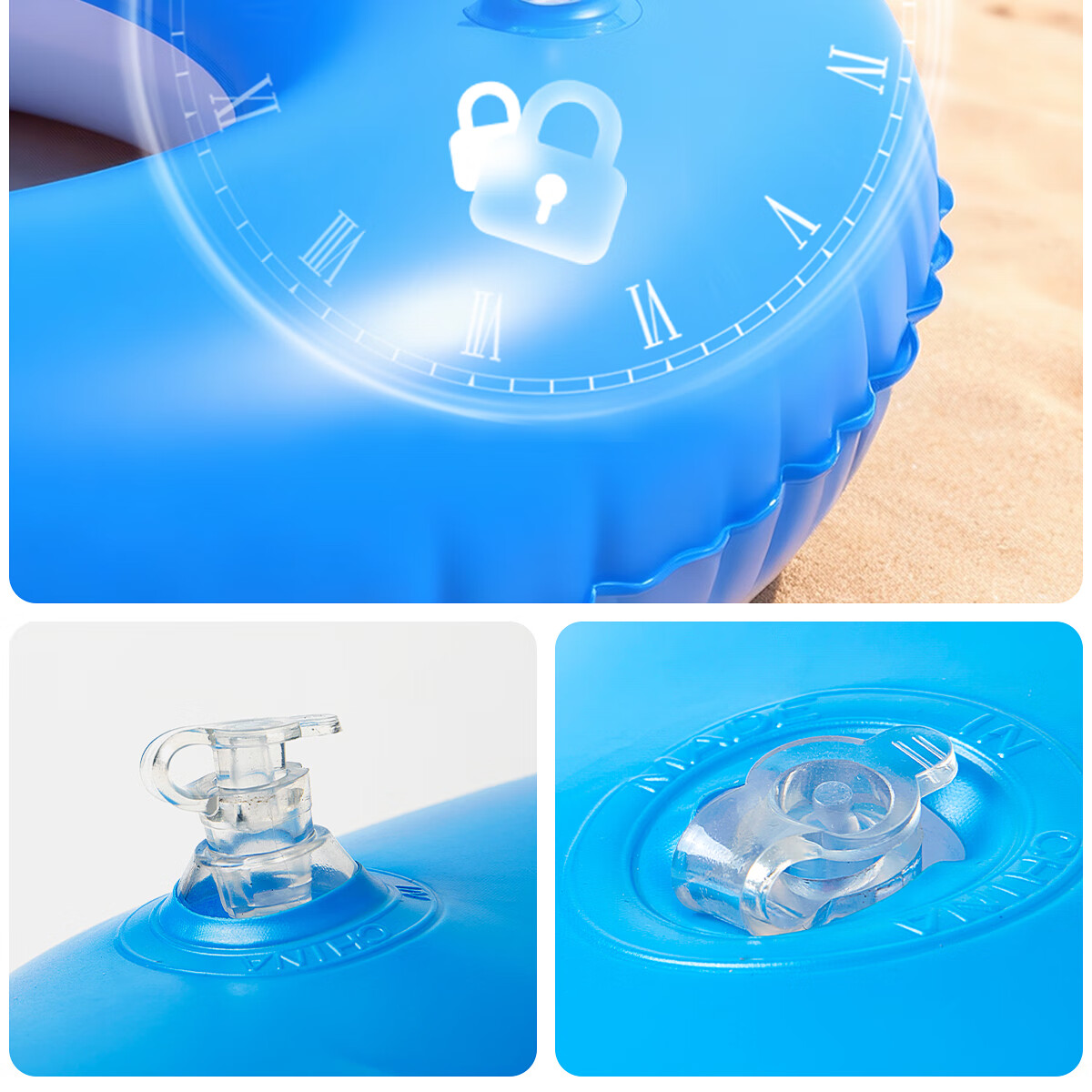 361° Children's Swim Ring for Boys And Girls, Swimming Training Armpit Float for Beginners, Cute Inflatable Leak-Proof Thickened Life Buoy 11