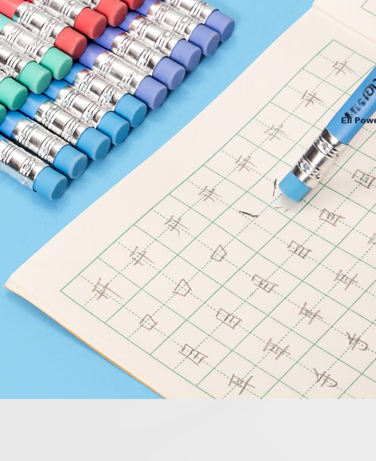 Deli You Dong Dong Writing Pencil HB (30 Pieces/tube), Multi-Color with Eraser Tip, Easy Grip, Children's Posture-Correcting Pencil, Student Handwriting Practice Pen HC148-HB, Back-To Stationery 11