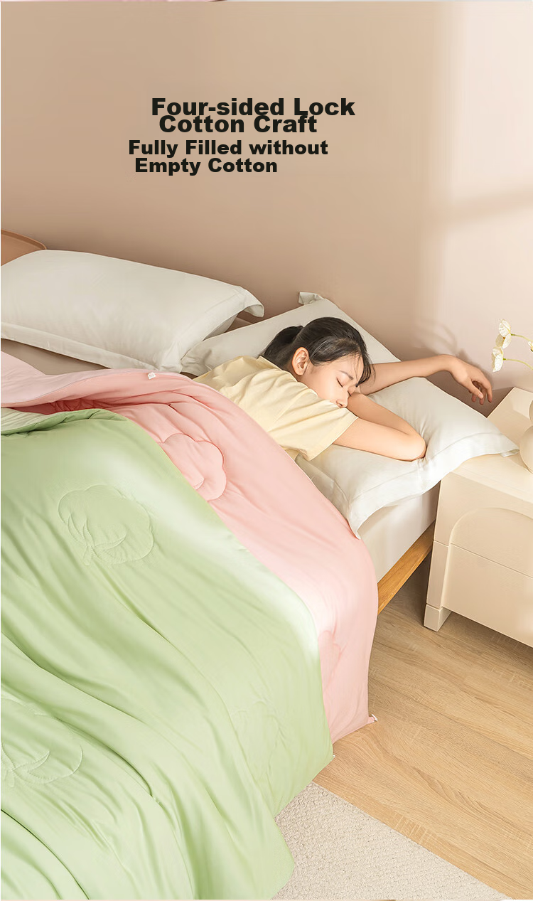 JD Original Cotton Comforter Set, Xinjiang First-Grade Cotton, Two-In Quilt for Winter, Approximately 6 Jin (3 Kg), 1.5x2m 17