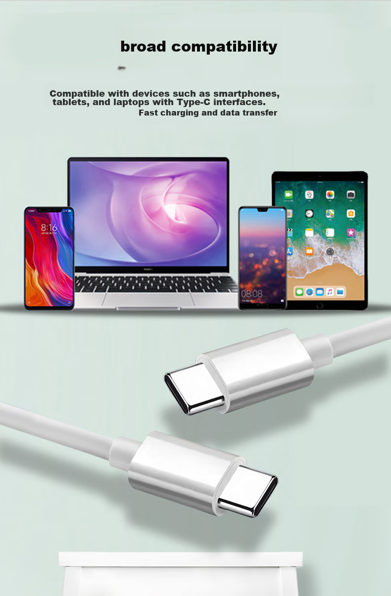 Chaofan Suitable for Xiaomi Redmi Huawei Honor Laptops, 65W PD Data Cable, 2 Meters, Compatible with D/13/14/15/16/X/Pro, Lenovo And HP Computer Charger Cable 3