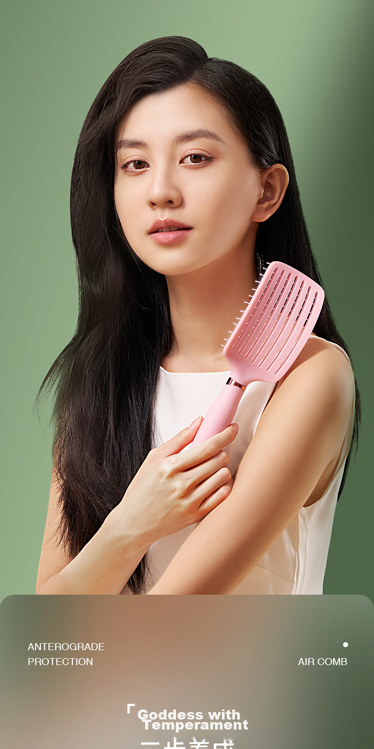 Creative Art Ribs Comb High Crown Volumizing Tool for Women, Long Hair Styling Comb with Wide Teeth for Curly Hair And Me 3