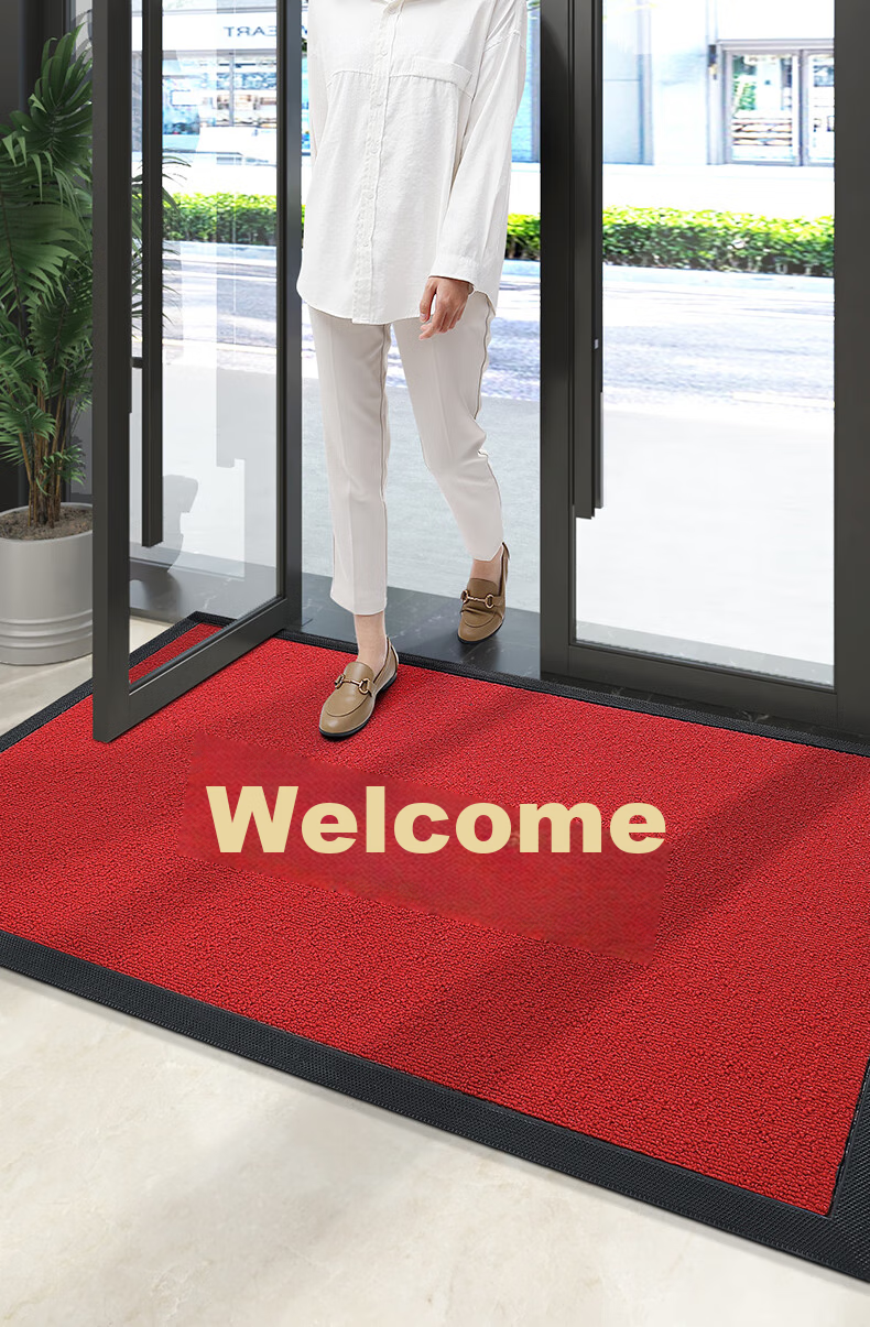 Boneng High-End Entrance Door Welcome Mat, Grand Opening Red Carpet Doormat, Reception Floor Mat for Home Entrance, 60x90cm 3