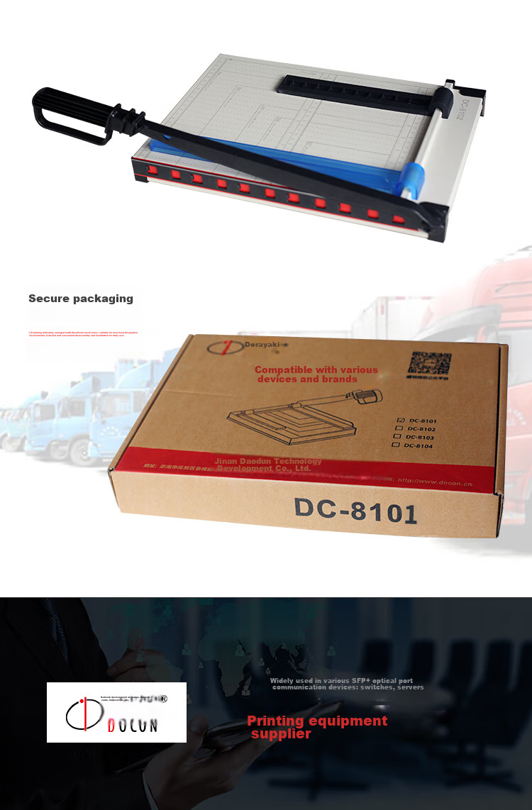 Doton DC-8123 A4 Manual Multifunctional Small Paper Trimmer Steel Cutter 15-Sheet Photo Cover Business Card Copier Paper Cutter 7