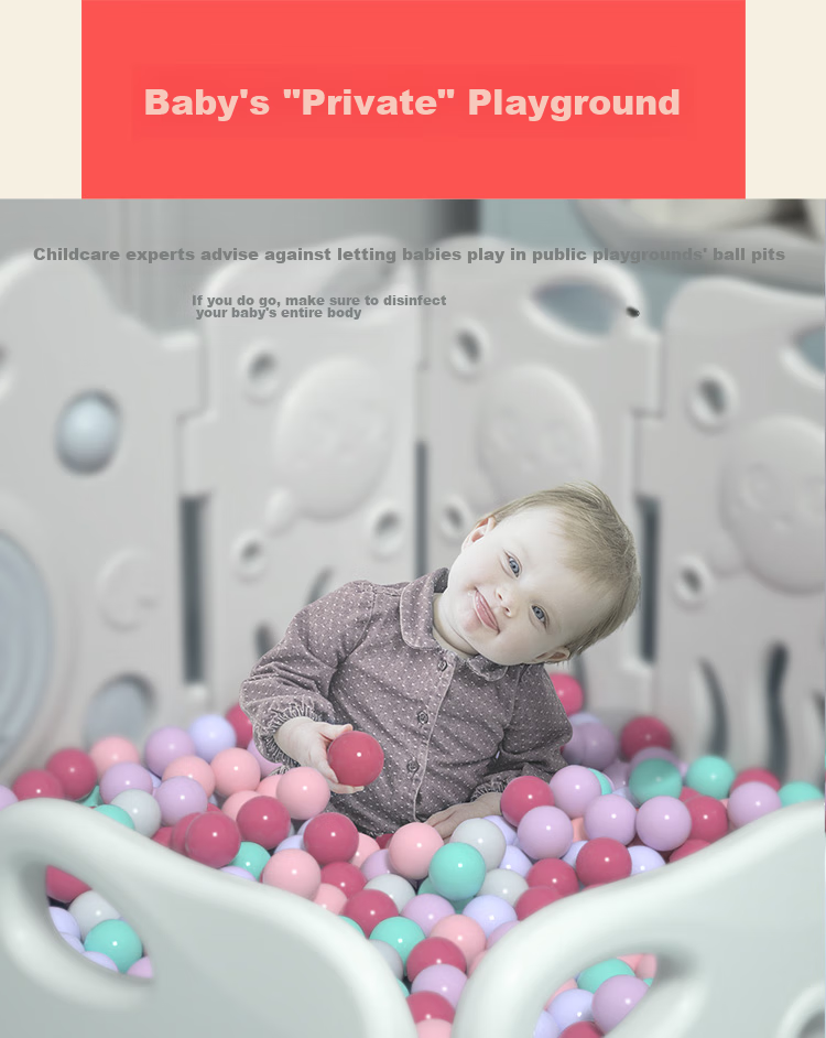 Babycare Ocean Ball Indoor Home Bouncy Pool, Baby Infant Child Chewable Ball Pool, Sainuo Ocean Balls, 100 Pieces 1