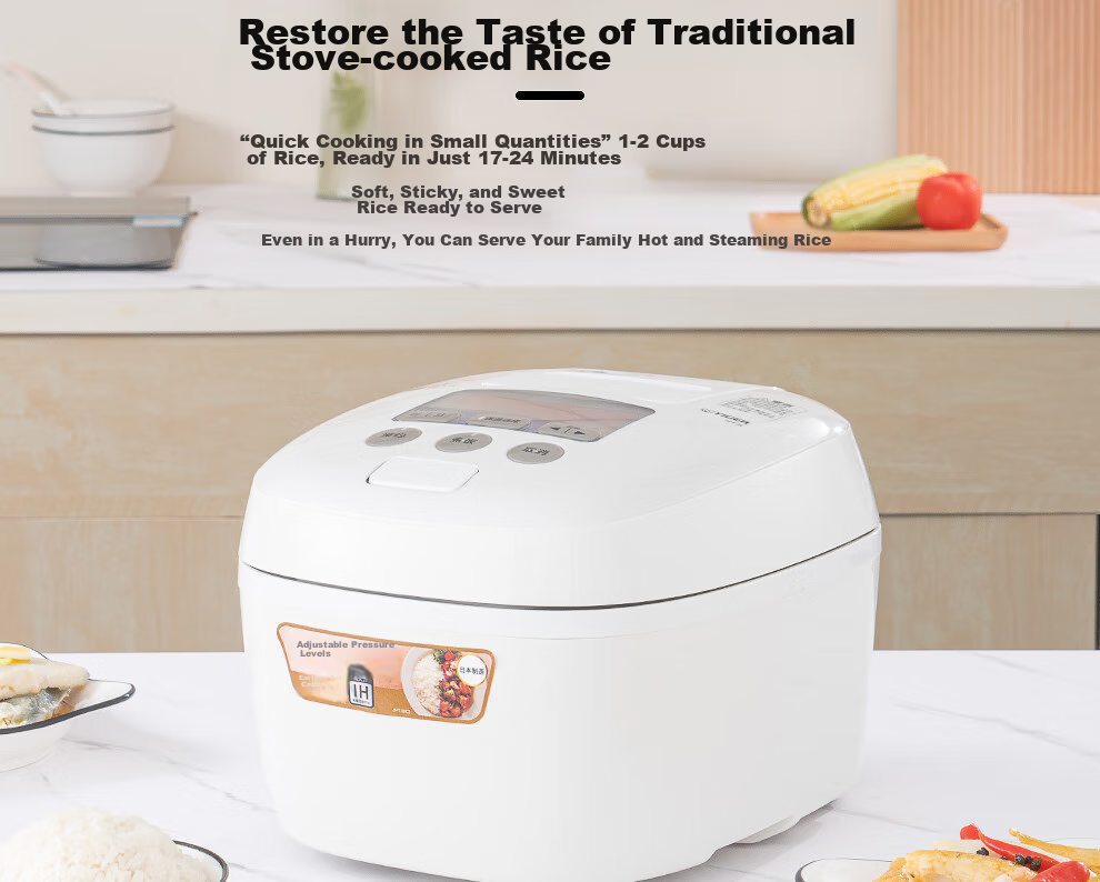 TIGER Rice Cooker Pro Smart Variable Pressure IH Japanese Imported Earthenware Coated Pressure Rice Cooker for 2-3 People, Glossy White, 3L, JPT-H10C 22