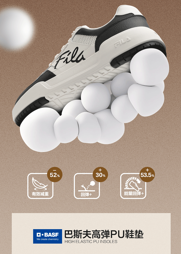 FILA Official [Yi Yangqianxi Edition] Men's Retro Square Casual Sneakers 8