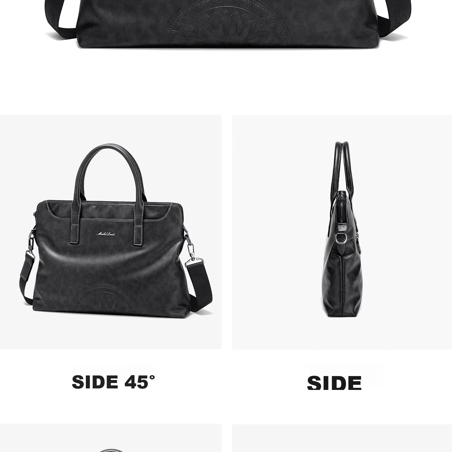 MashaLanti Men's Business Briefcase, Large Capacity Laptop Bag, Handbag for Travel, Shoulder Crossbody Bag, Practical Father's Day Gift 22