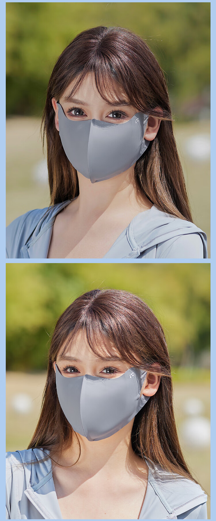 FitonTon Sun Protection Face Mask for Women, Summer UV Protection Mask, Seamless Breathable Cycling Outdoor Driving Sunshade UV Protection Face Shield 14