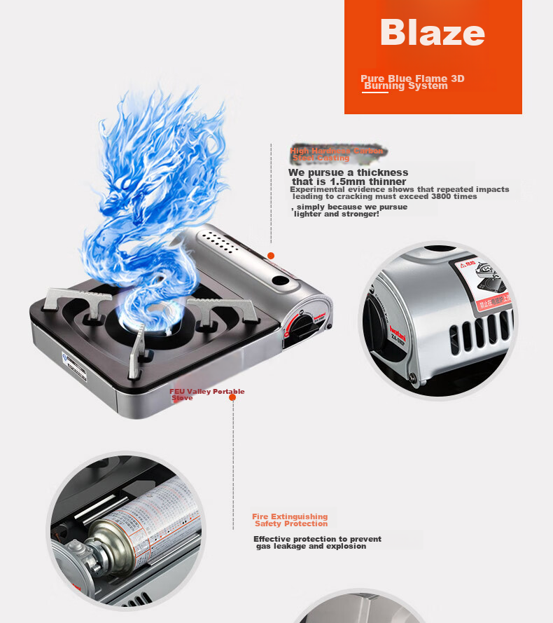 Iwatani ZA-3LS Portable Gas Stove, Camping Cooker, Outdoor Cooking Equipment, Camping Burner for Gatherings And Picnics 11