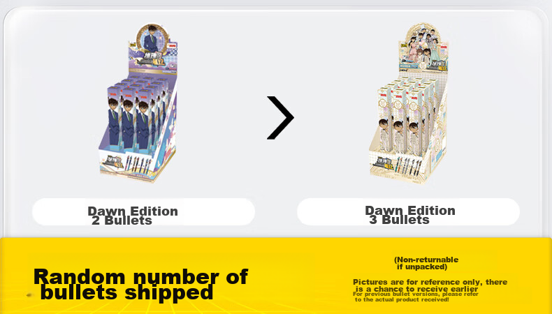 Kayou Detective Conan Neutral Pen Dawn Edition, 1 Piece Blind Box, Retractable Neutral Pen, Official Merchandise, Black Pen, Signature Pen, Student Exam Stationery, Birthday Gift 1