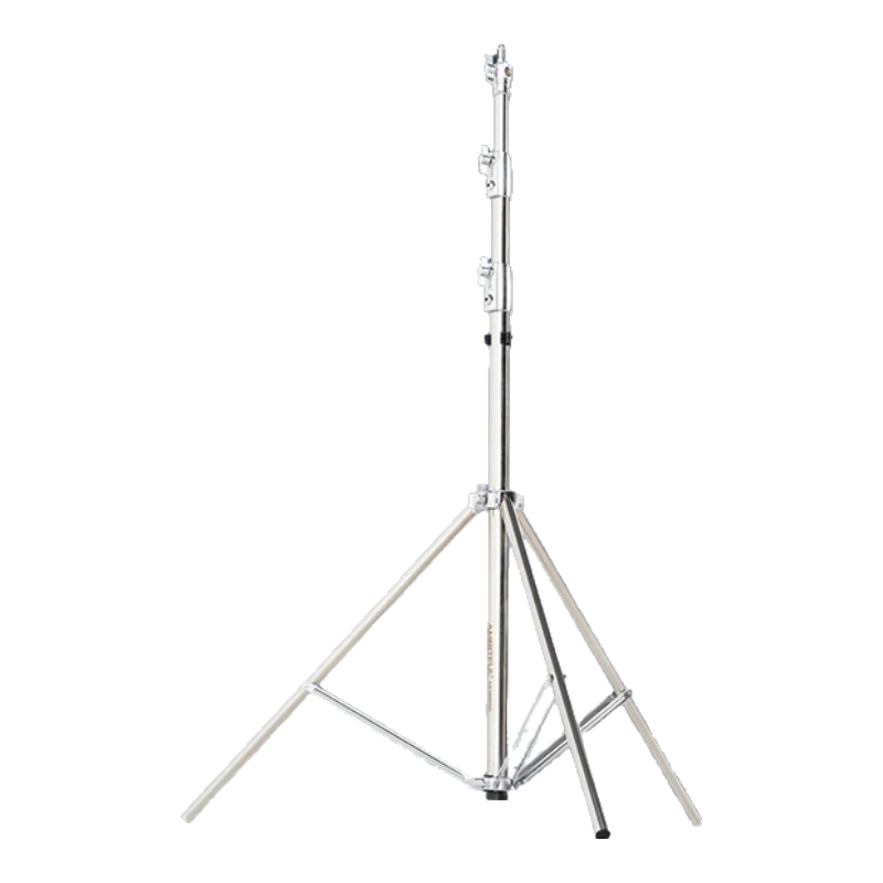 AMBITFUL AS-280Pro 2.75m Air Pressure Light Stand, Stainless Steel Heavy-Duty Tripod, Suitable for Photography Lights, Fill Lights, Ceiling Lights, Live Streaming Lights, Universal Bracket