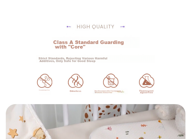 Luolaikids Quilt, Infant Class A Antibacterial Soybean Warm Winter Comforter, Kindergarten Blanket 150*215 4