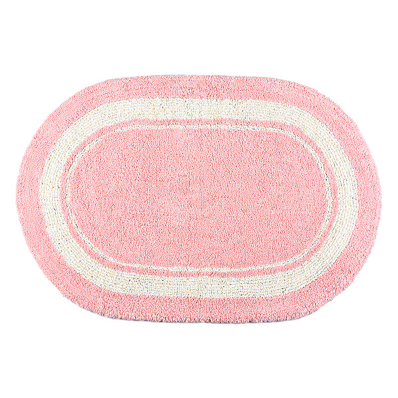 Amarelle Elegant High-End Hotel Ultra-Soft Absorbent Non-Slip Bathroom Mat, Pink (50*80cm)
