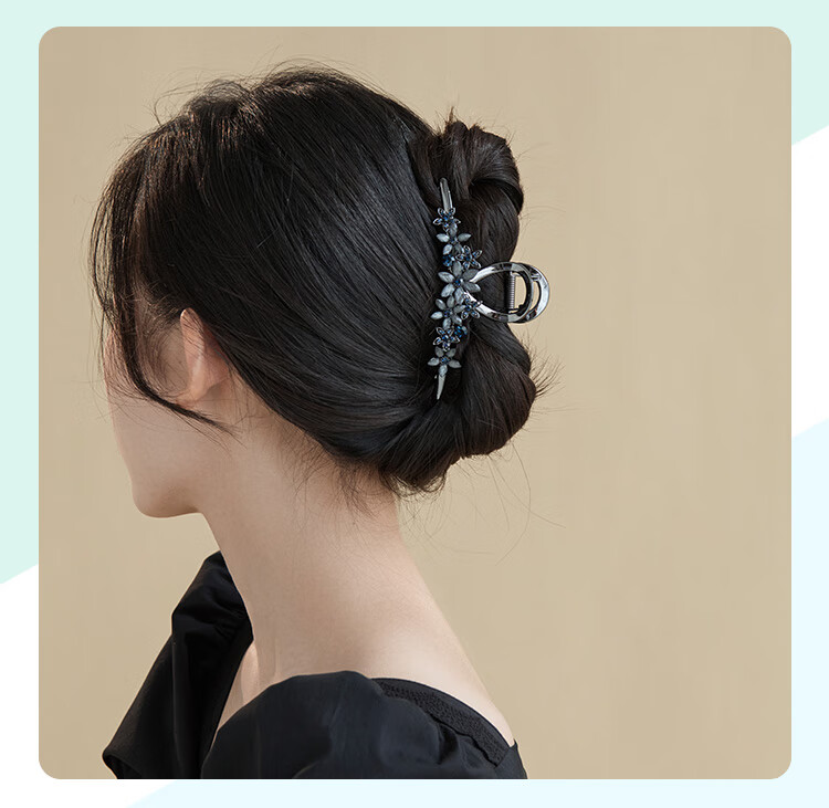 CHIMERA Luxury Hair Claw Clip, High-End Hair Accessory for Women, Elegant Rhinestone Hairpiece for Back of Head, Birthday Gift for Wome 5
