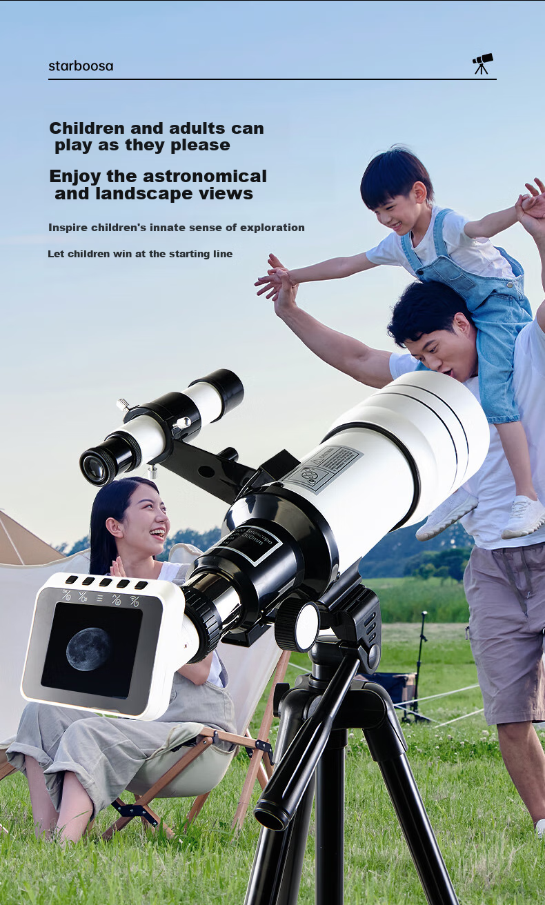 Starboosa Astronomical Telescope with Smart Star-Finding Connection Display, Children's Day Gift for Primary And Secondary School Students 6
