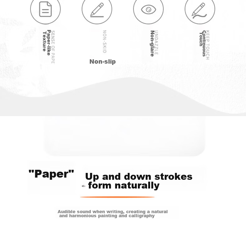 ESCASE Xiaomi Pad 6/6 Pro Paper-Like Film, Tablet Protective Film, Kent Paper 2023 Model, Frosted Full-Screen Hand-Drawn Writing And Drawing Professional Screen Protector 3