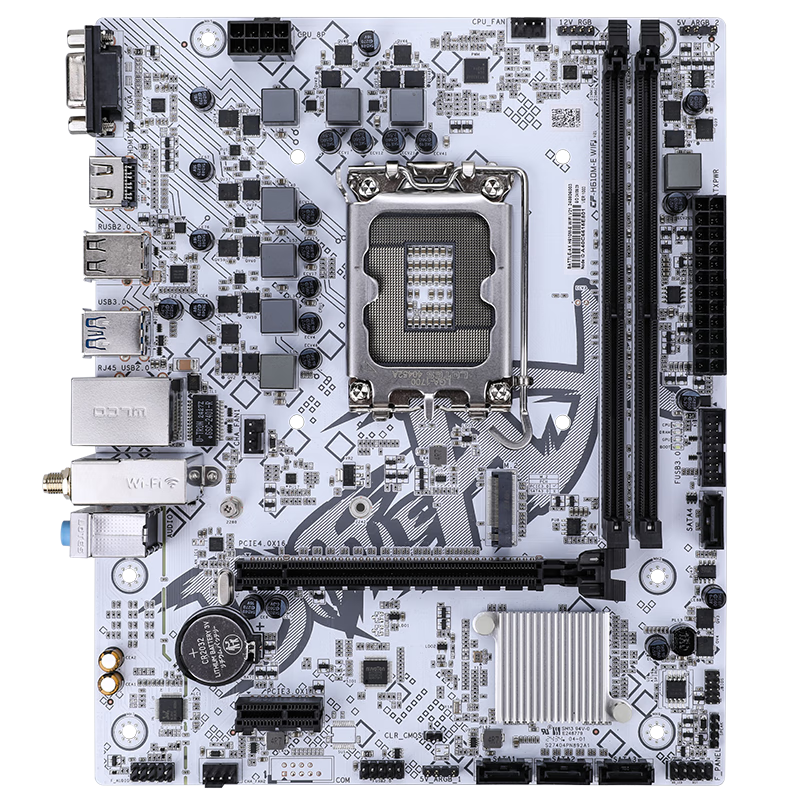 Colorful BATTLE-AX H610M-E WIFI V21 Motherboard, Supports 12490F/13490F/13100 (Intel H610/LGA 1700)