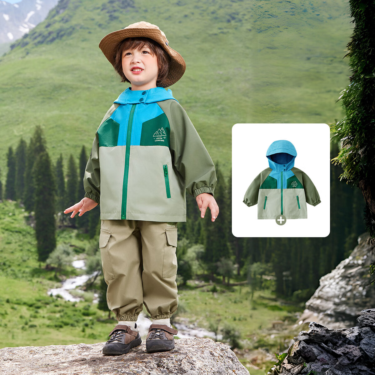 Ciciibear [Outdoor Triple Protection], Ciciibear Children's Outdoor Jacket, Boys' Autumn Wear, 2024 New Spring And Fall Style, Baby Outerwear
