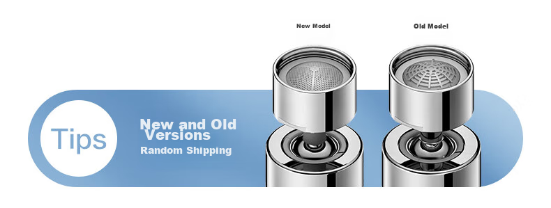 HEGII Faucet Extender, Universal Rotating Faucet Aerator Adapter, Dual Outlet Water Filter Splash-Proof Head HMN902Q 3