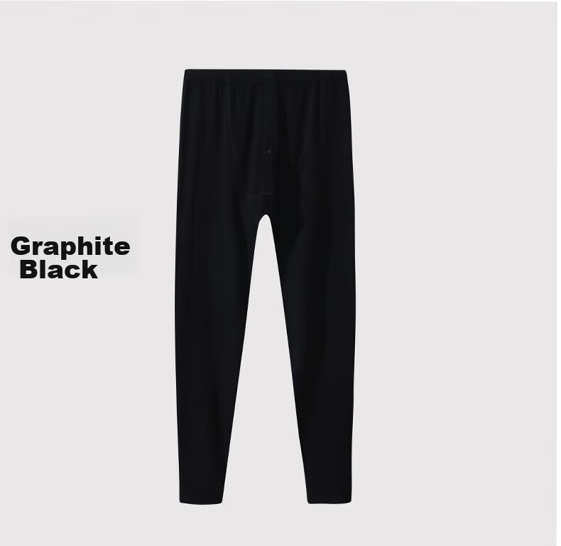 Hengyuanxiang [Large Size Men's Autumn Pants] 100% Pure Cotton Thin Plus-Size Antibacterial Thermal Underwear Base Layer Cotton Pants Spring And Autum 19