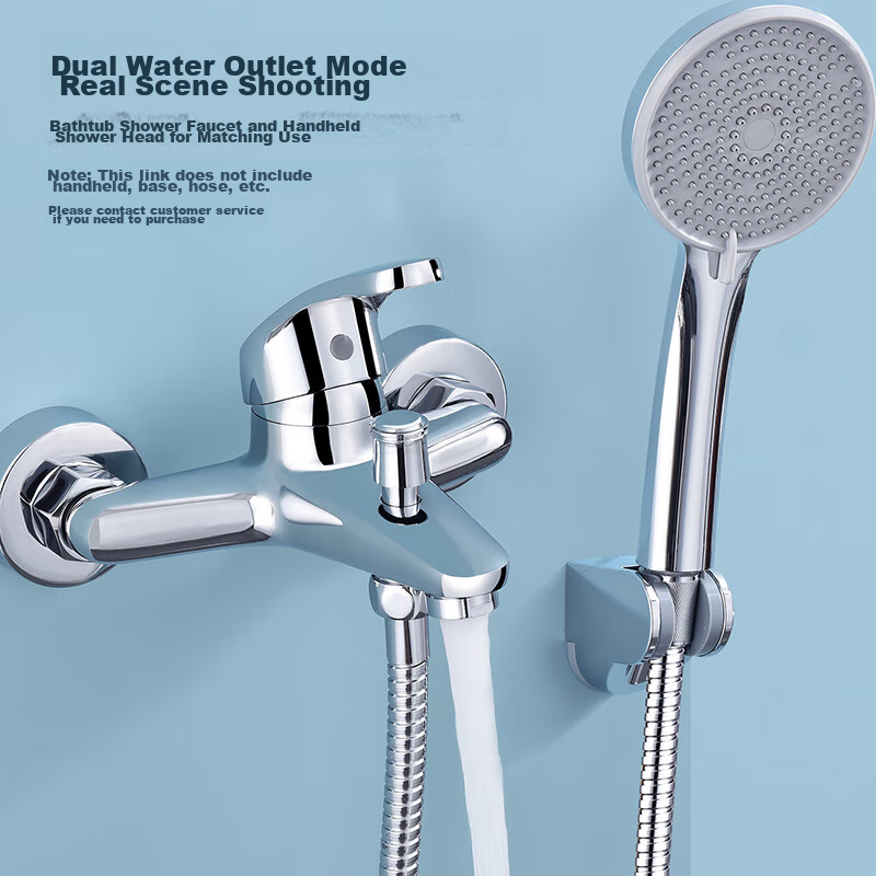 Larsd Shower Faucet Mixer Valve Set, Bathroom Cold And Hot Three-Way Shower Switch, Bathtub Mixer Faucet LD10203