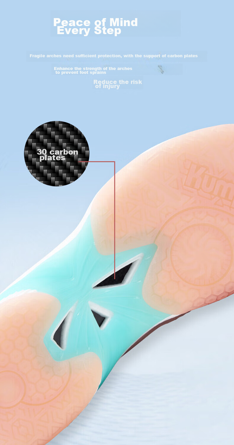 KUMPOO Glass Badminton Shoes, Non-Slip, Wear-Resistant, Shock-Absorbing, Xunfeng Men's And Women's Sports Training Shoes, Light Pink, 39D72Pro 4