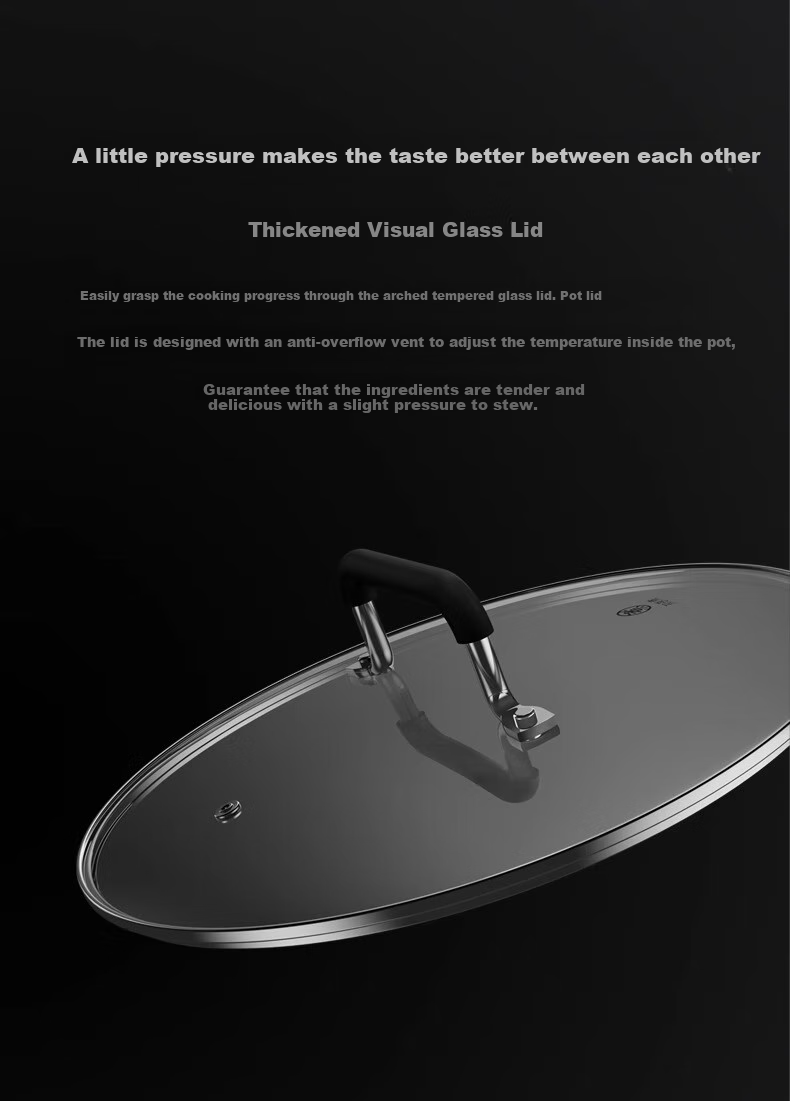 Zhiwu Non-Stick Soup Pot Compatible with Mijia, Stew and Soup Pot for Induction Cooker, Household Steamer Pot and Steaming Basket 5