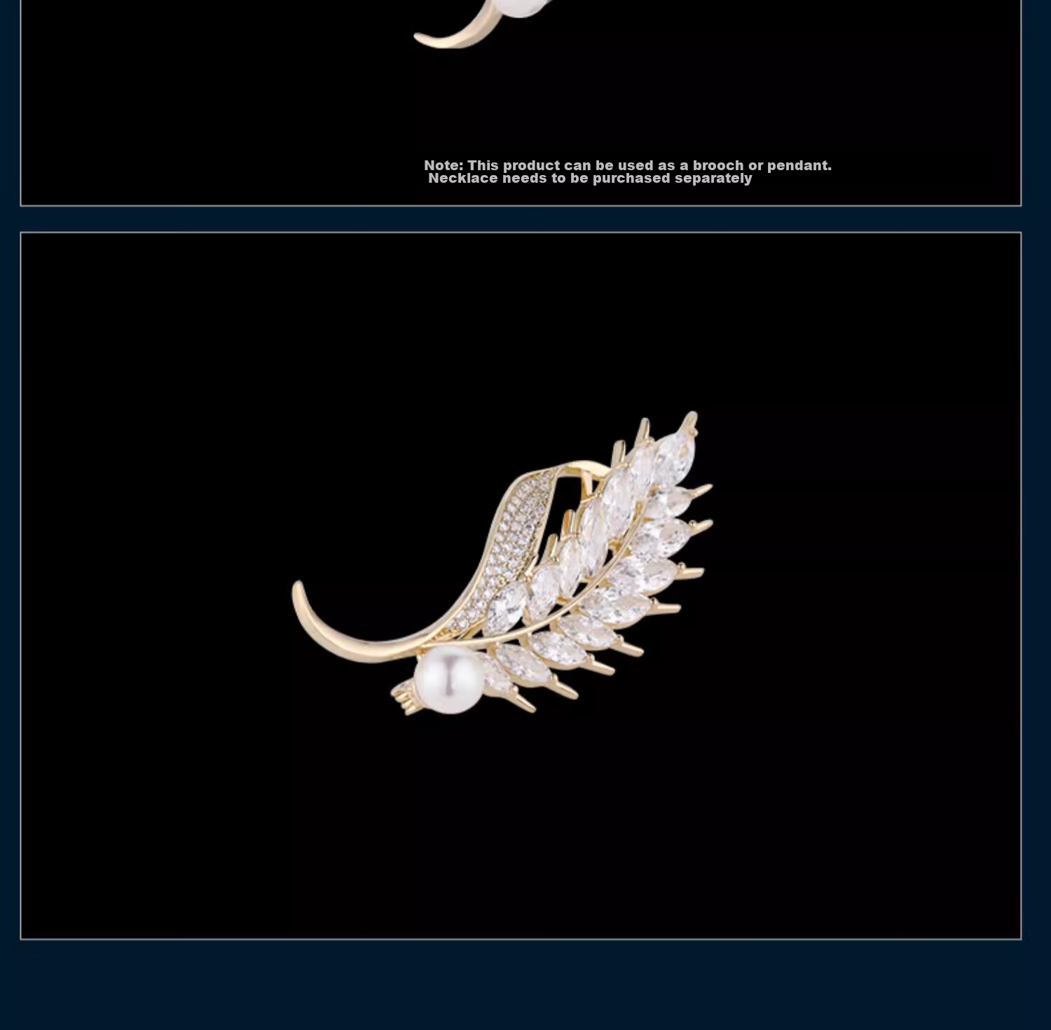 Eternelle French Eternal Wheat Ear Brooch, Elegant And Exquisite Accessory, Luxurious Corsage, High-End Ornament, Birthday Gift 12
