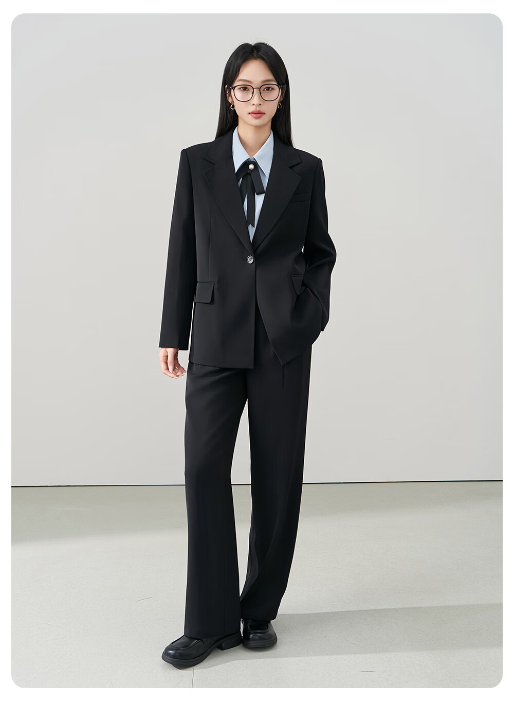 Miss Bird Women's Suit Set Professional High-End Interview Formal Workwear Blazer 5