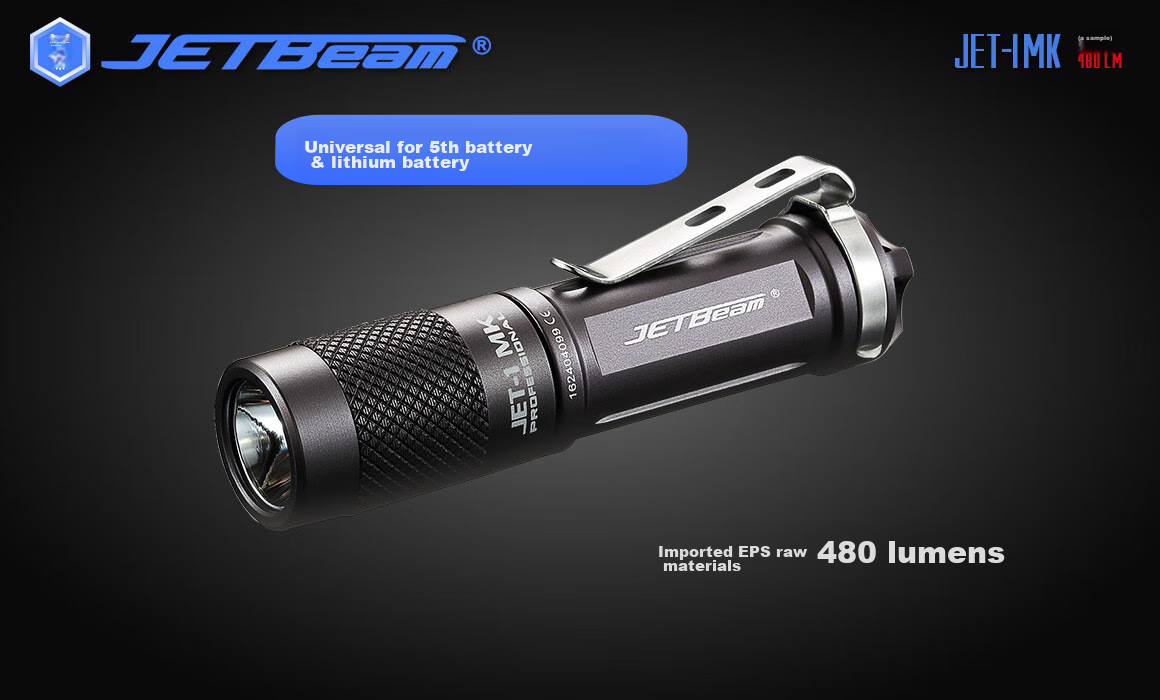 JETBeam Jianming I MK High-Intensity Flashlight, Mini Portable Outdoor Emergency Lighting, Cycling Light, Compact Outdoor Camping Lanter 2