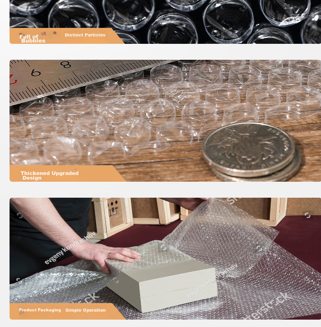 Deli Thick Bubble Wrap, 50 Meters * 40 Cm Packaging Film, Wrapping Film, Siyi Bubble Cushion, Shockproof Express Delivery 4