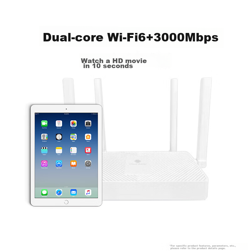 HUAWEI Router TC31, All-Network Compatible, WiFi 6 Wireless, 3000M Dual-Band 5G Gigabit Port, Home-Use Gigabit Router, Wall-Penetrating High-Speed Version, WiFi 6+