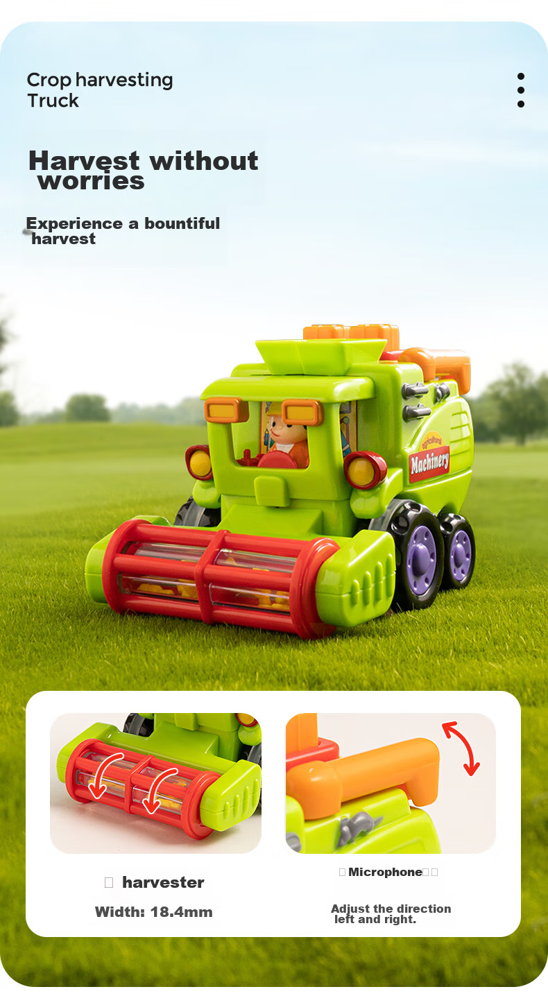 HUILE TOYS Children's Construction Vehicle Toy Car for Boys And Girls, Baby Toys Car for 1-3 Years Old, First Birthday Gift 6