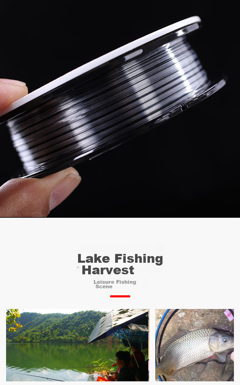 SIMAGO Casual Wild Fishing Line, Main Line with Super Strong Pulling Force, Ultra-Soft And Smooth, Imported Nylon Line, 120 Meters, Size 2.0 11