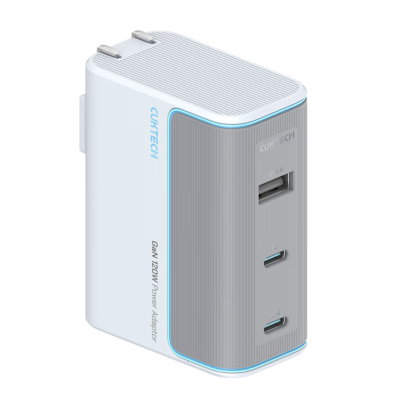 CUKTECH Kuotai Ke No. 10 Gallium Nitride Super Flash Charging Block SE120W/100W Charger with Three Ports PD Fast Charging Head Compatible with Apple 17 Xiaomi Samsung Phones/tablets/laptops