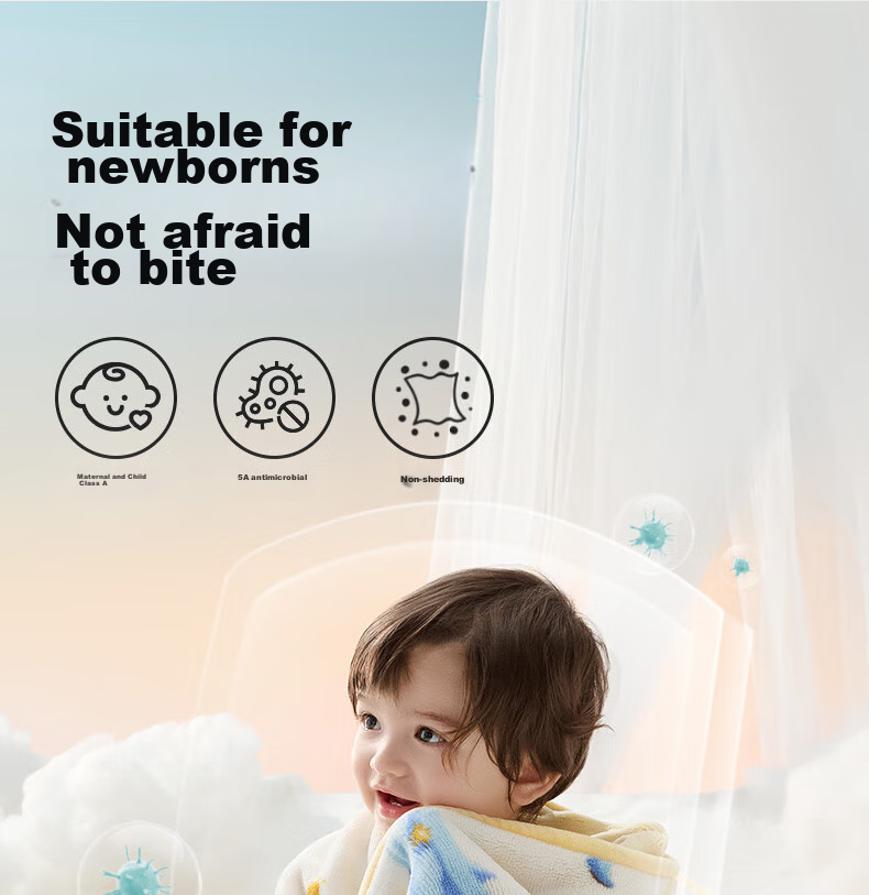 Babycare Baby Blanket, Double-Layer Antibacterial Fleece Blanket for Kindergarten, Nap Blanket for All Seasons, Little Dog Design, High And Wide, 110*140cm 7
