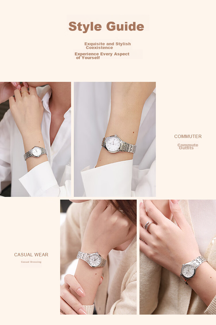 TIAN WANG Men's Watch, Birthday Gift, Steel Strap Quartz Men's Watch, Black GS3626S.DD.S1.B 17